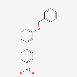 molecular formula C19H15NO3 B566751 1-(Benzyloxy)-3-(4-nitrophenyl)benzene CAS No. 1373232-68-8