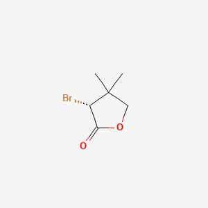 molecular formula C6H9BrO2 B566753 (R)-3-Bromo-4,4-dimethyldihydrofuran-2-one CAS No. 1217724-84-9