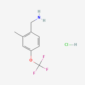 (2-Methyl-4-(trifluoromethoxy)phenyl)methanamine hydrochloride