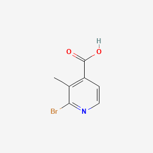 molecular formula C7H6BrNO2 B566768 2-Bromo-3-methylisonicotinic acid CAS No. 1211583-05-9