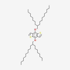 molecular formula C50H86O2S2 B566774 4,8-Bis((2-octyldodecyl)oxy)benzo[1,2-b:4,5-b']dithiophene CAS No. 1320201-19-1