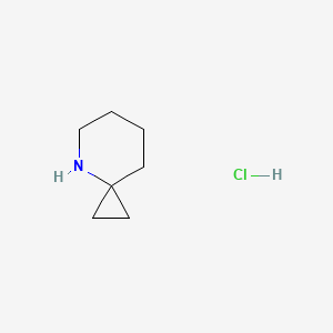 molecular formula C7H14ClN B566775 4-Azaspiro[2.5]octane hydrochloride CAS No. 1301739-56-9