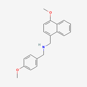 molecular formula C20H21NO2 B5667896 N-(4-methoxybenzyl)(4-methoxy-1-naphthyl)methanamine 