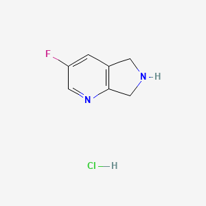 3-fluoro-6,7-dihydro-5H-pyrrolo[3,4-b]pyridine hydrochloride