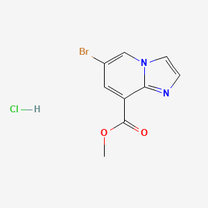 Methyl 6-bromoimidazo[1,2-a]pyridine-8-carboxylate hydrochloride