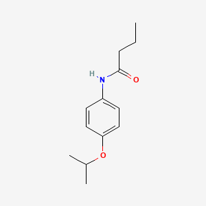 molecular formula C13H19NO2 B5668087 N-(4-propan-2-yloxyphenyl)butanamide 