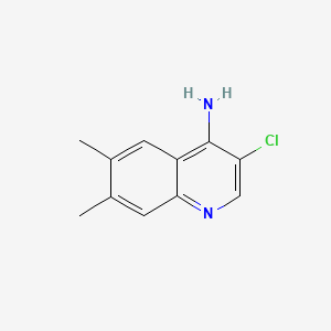 3-Chloro-6,7-dimethylquinolin-4-amine