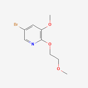 5-Bromo-3-methoxy-2-(2-methoxyethoxy)pyridine