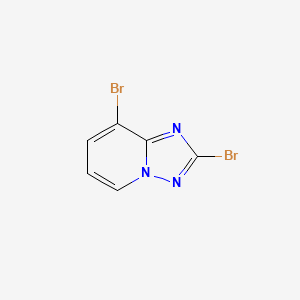 B566838 2,8-Dibromo-[1,2,4]triazolo[1,5-a]pyridine CAS No. 1257705-07-9
