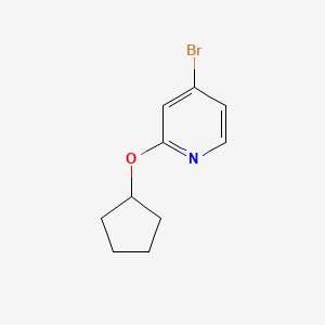 4-Bromo-2-(cyclopentyloxy)pyridine