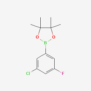 2-(3-Chloro-5-fluorophenyl)-4,4,5,5-tetramethyl-1,3,2-dioxaborolane