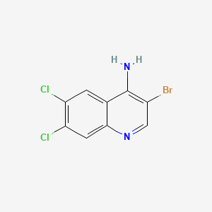 3-Bromo-6,7-dichloroquinolin-4-amine