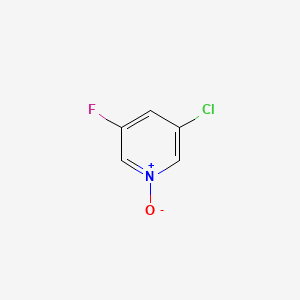 molecular formula C5H3ClFNO B566849 3-Chloro-5-fluoropyridine 1-oxide CAS No. 1221793-68-5