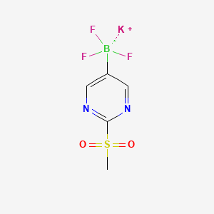 Potassium trifluoro(2-(methylsulfonyl)pyrimidin-5-yl)borate