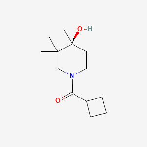 molecular formula C13H23NO2 B5668559 cyclobutyl-[(4S)-4-hydroxy-3,3,4-trimethylpiperidin-1-yl]methanone 