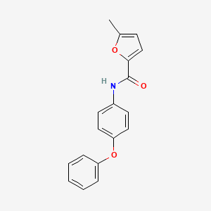 molecular formula C18H15NO3 B5668599 5-methyl-N-(4-phenoxyphenyl)furan-2-carboxamide 