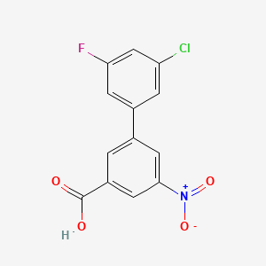 3-(3-Chloro-5-fluorophenyl)-5-nitrobenzoic acid