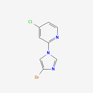 2-(4-Bromo-1h-imidazol-1-yl)-4-chloropyridine