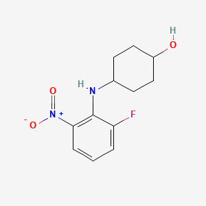 (1R,4R)-4-((2-Fluoro-6-nitrophenyl)amino)cyclohexanol