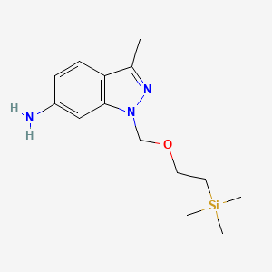 3-Methyl-1-((2-(trimethylsilyl)ethoxy)methyl)-1H-indazol-6-amine