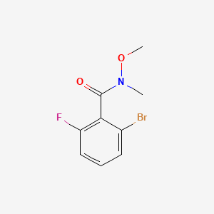 2-Bromo-6-fluoro-N-methoxy-N-methylbenzamide