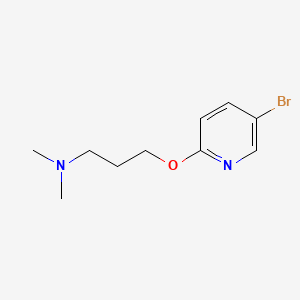3-((5-Bromopyridin-2-yl)oxy)-N,N-dimethylpropan-1-amine