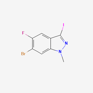 6-Bromo-5-fluoro-3-iodo-1-methyl-1H-indazole