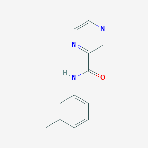 molecular formula C12H11N3O B5668884 N-(3-methylphenyl)pyrazine-2-carboxamide 