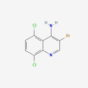3-Bromo-5,8-dichloroquinolin-4-amine