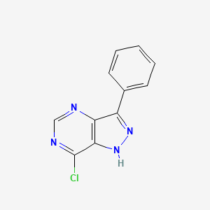 7-Chloro-3-phenyl-1H-pyrazolo[4,3-d]pyrimidine