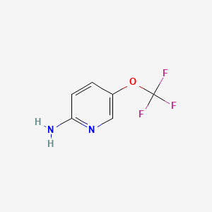 molecular formula C6H5F3N2O B566905 5-(Trifluoromethoxy)pyridin-2-amine CAS No. 1221171-88-5