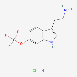 2-(6-(Trifluoromethoxy)-1H-indol-3-yl)ethanamine hydrochloride