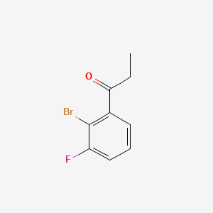 1-(2-Bromo-3-fluorophenyl)propan-1-one