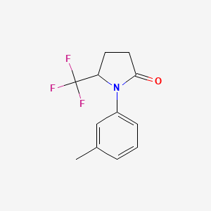 1-m-Tolyl-5-(trifluoromethyl)pyrrolidin-2-one