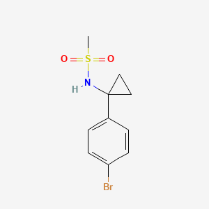 N-[1-(4-bromophenyl)cyclopropyl]methanesulfonamide