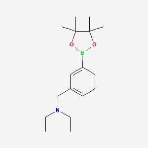 N-Ethyl-N-(3-(4,4,5,5-tetramethyl-1,3,2-dioxaborolan-2-yl)benzyl)ethanamine