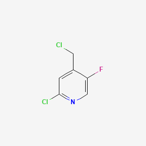 2-Chloro-4-(chloromethyl)-5-fluoropyridine