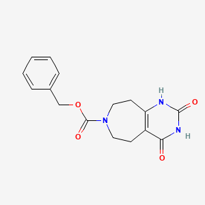 Benzyl 2,4-dioxo-3,4,5,6,8,9-hexahydro-1H-pyrimido[4,5-d]azepine-7(2H)-carboxylate