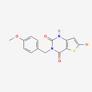 6-Bromo-3-(4-methoxybenzyl)thieno[3,2-d]pyrimidine-2,4(1H,3H)-dione