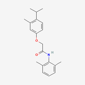 molecular formula C20H25NO2 B5669830 N-(2,6-dimethylphenyl)-2-(4-isopropyl-3-methylphenoxy)acetamide 