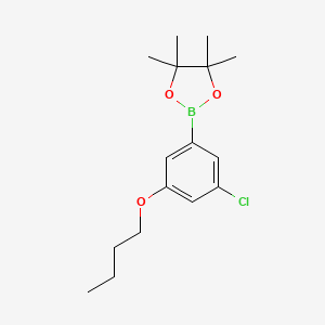 2-(3-Butoxy-5-chlorophenyl)-4,4,5,5-tetramethyl-1,3,2-dioxaborolane
