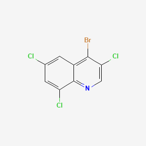 4-Bromo-3,6,8-trichloroquinoline