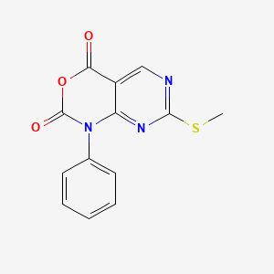 7-(Methylthio)-1-phenyl-1H-pyrimido[4,5-D][1,3]oxazine-2,4-dione