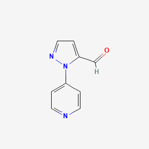 1-(pyridin-4-yl)-1H-pyrazole-5-carbaldehyde