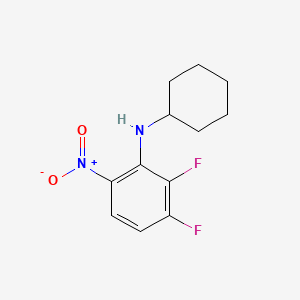 N-Cyclohexyl-2,3-difluoro-6-nitroaniline