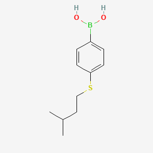 4-(Isopentylthio)phenylboronic acid