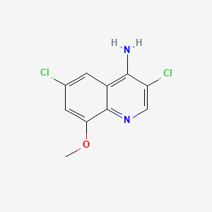3,6-Dichloro-8-methoxyquinolin-4-amine