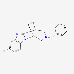3-Benzyl-8-chloro-2,3,4,5-tetrahydro-1H-1,5-ethanobenzo[4,5]imidazo[1,2-d][1,4]diazepine