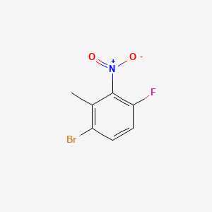 1-Bromo-4-fluoro-2-methyl-3-nitrobenzene