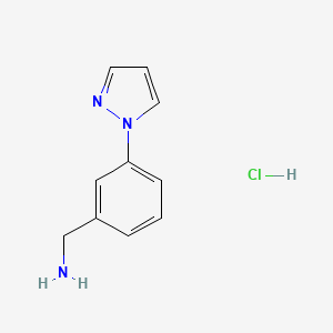 (3-(1H-Pyrazol-1-yl)phenyl)methanamine hydrochloride